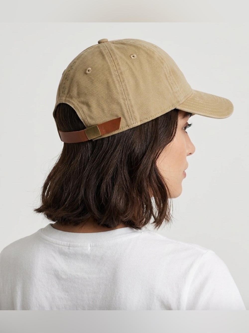 Madewell Tan Organic Cotton Broken-In Baseball Cap - One Size